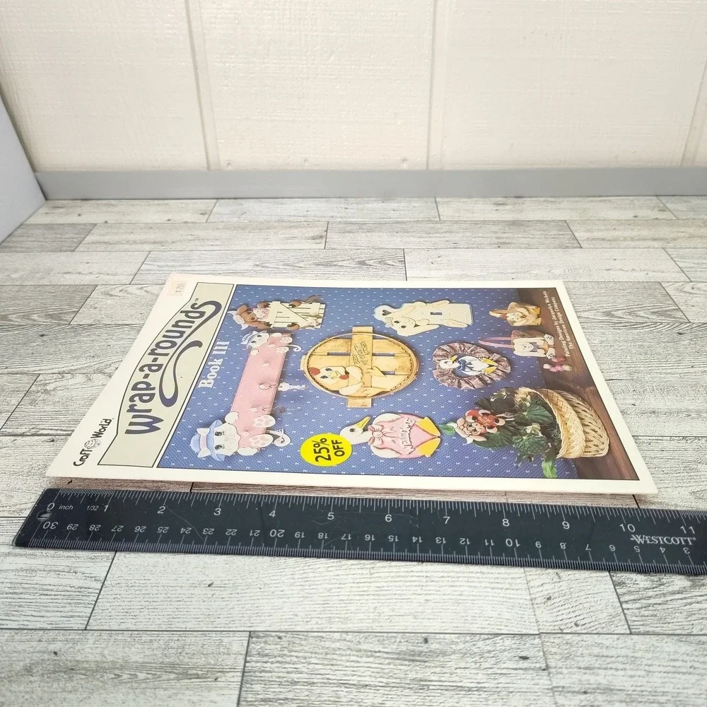 Wrap-A-Rounds Book III Tole Painting Designs 1988 Vtg Craft Patterns Folk Art Bk